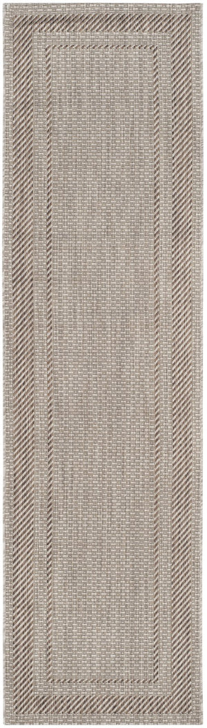 Safavieh Courtyard Elegant Beige/Brown Indoor/Outdoor Rug - Timeless Style For Hallways & Entryways Beige ,Black 88% Polypropylene,12% Polyester Cy8477-36612-28