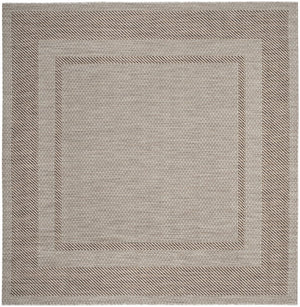 Safavieh Courtyard Elegant Beige/Brown Indoor/Outdoor Rug - Timeless Style For Hallways & Entryways Beige ,Black 88% Polypropylene,12% Polyester Cy8477-36612-28
