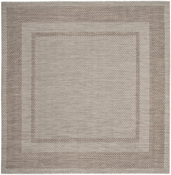 Safavieh Courtyard Elegant Beige/Brown Indoor/Outdoor Rug - Timeless Style For Hallways & Entryways Beige ,Black 88% Polypropylene,12% Polyester Cy8477-36612-28
