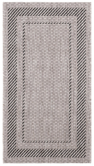 Safavieh Courtyard Elegant Beige/Brown Indoor/Outdoor Rug - Timeless Style For Hallways & Entryways Beige ,Black 88% Polypropylene,12% Polyester Cy8477-36612-28