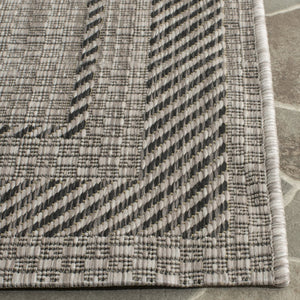 Safavieh Courtyard Round Area Rug — Calming Green & Neutral Tones, Low-Profile Power-Loomed Durability For Homes 6'-7" x 6'-7" GREEN / BEIGE CY8477-32221-7R