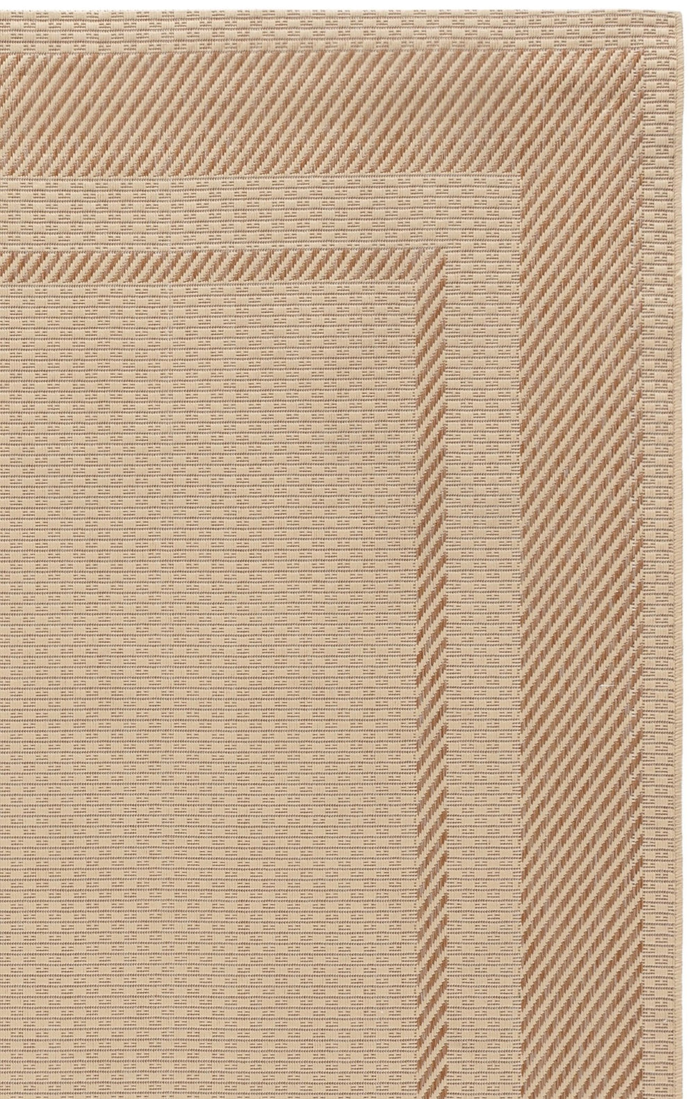 Safavieh Courtyard Medium Rectangle Area Rug From Turkey — Low-Profile 1/4" Pile, Durable Power-Loomed, Stain-Resistant Contemporary Accent 6'-0" x 8'-0" BEIGE / DARK BEIG CY8477-39312-68
