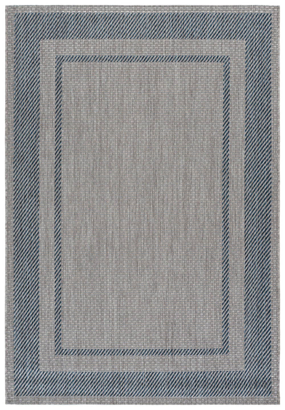 Safavieh Courtyard Minimalist Green And Beige Runner Rug — Durable Low‑Profile Hallway Accent, Stain‑Resistant 2'-3" x 8'-0" GREY / NAVY CY8477-40012-28