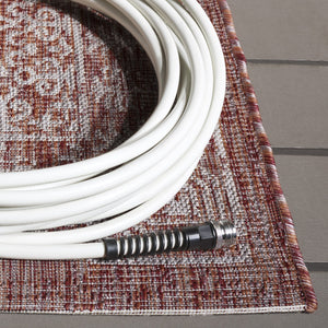 Safavieh Courtyard Stylish Area Rug For Indoor & Outdoor Use - Durable, Oeko-tex Certified Elegance Black ,Natural 88% Polypropylene,12% Polyester Cy8482-37321-6