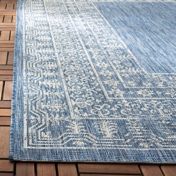 Safavieh Courtyard Stylish Area Rug For Indoor & Outdoor Use - Durable, Oeko-tex Certified Elegance Black ,Natural 88% Polypropylene,12% Polyester Cy8482-37321-6