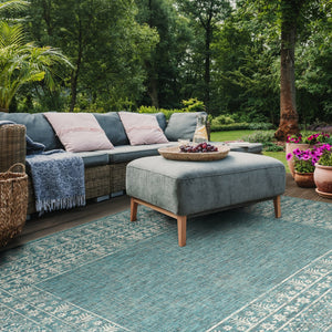 Safavieh Courtyard Stylish Area Rug For Indoor & Outdoor Use - Durable, Oeko-tex Certified Elegance Black ,Natural 88% Polypropylene,12% Polyester Cy8482-37321-6