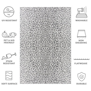 Safavieh Courtyard Elegant Coastal Area Rug - Sophisticated Ivory And Navy Design For Modern Home Decor Ivory ,Navy 88% Polypropylene,12% Polyester Cy8505-53412-6rr