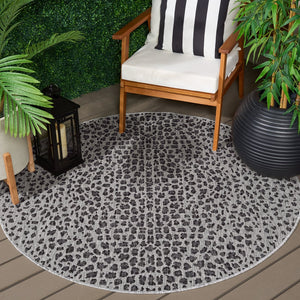 Safavieh Courtyard Elegant Coastal Area Rug - Sophisticated Ivory And Navy Design For Modern Home Decor Ivory ,Navy 88% Polypropylene,12% Polyester Cy8505-53412-6rr