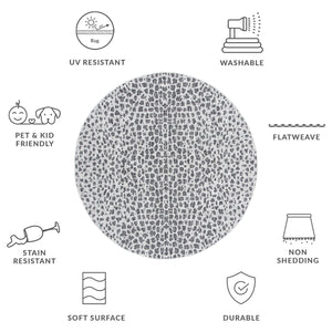 Safavieh Courtyard Elegant Coastal Area Rug - Sophisticated Ivory And Navy Design For Modern Home Decor Ivory ,Navy 88% Polypropylene,12% Polyester Cy8505-53412-6rr