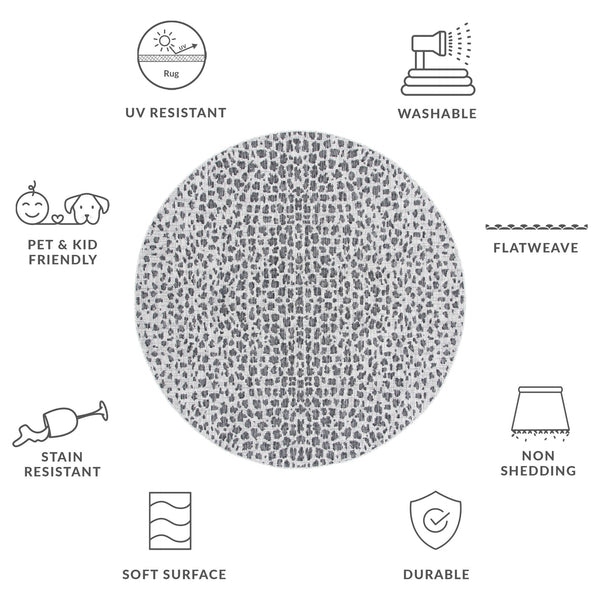 Safavieh Courtyard Elegant Coastal Area Rug - Sophisticated Ivory And Navy Design For Modern Home Decor Ivory ,Navy 88% Polypropylene,12% Polyester Cy8505-53412-6rr