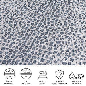 Safavieh Courtyard Area Rug - Elegant Coastal Design In Ivory And Navy Perfect For Modern Home Decor Spaces Ivory ,Navy 88% Polypropylene,12% Polyester Cy8505-53412-5sc