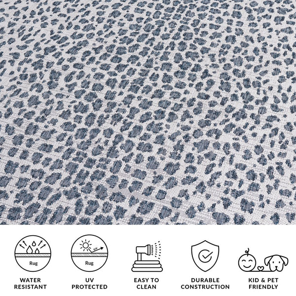 Safavieh Courtyard Area Rug - Elegant Coastal Design In Ivory And Navy Perfect For Modern Home Decor Spaces Ivory ,Navy 88% Polypropylene,12% Polyester Cy8505-53412-5sc