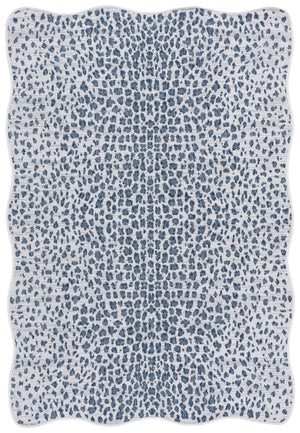 Safavieh Courtyard Area Rug - Elegant Coastal Design In Ivory And Navy Perfect For Modern Home Decor Spaces Ivory ,Navy 88% Polypropylene,12% Polyester Cy8505-53412-5sc