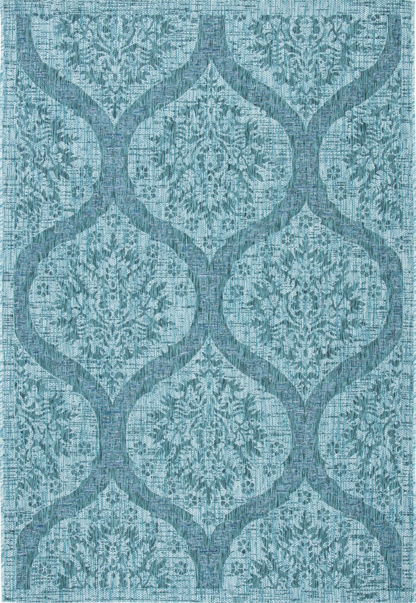 Safavieh Courtyard Exquisite Indoor/Outdoor Area Rug – Elegant Geometric Design For Stylish Living Spaces Navy ,Grey 88% Polypropylene,12% Polyester Cy8511-36821-5