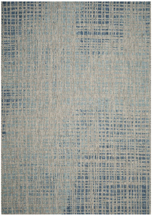 Safavieh Courtyard Elegant Power-loomed Area Rug For Indoor & Outdoor Spaces - Durable, Stylish, Eco-friendly Grey ,Blue 88% Polypropylene,12% Polyester Cy8513-37212-5