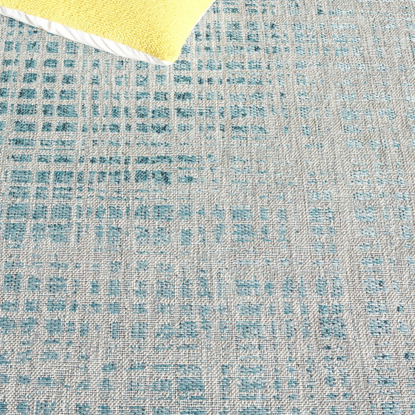 Safavieh Courtyard Elegant Power-loomed Area Rug For Indoor & Outdoor Spaces - Durable, Stylish, Eco-friendly Grey ,Blue 88% Polypropylene,12% Polyester Cy8513-37212-5