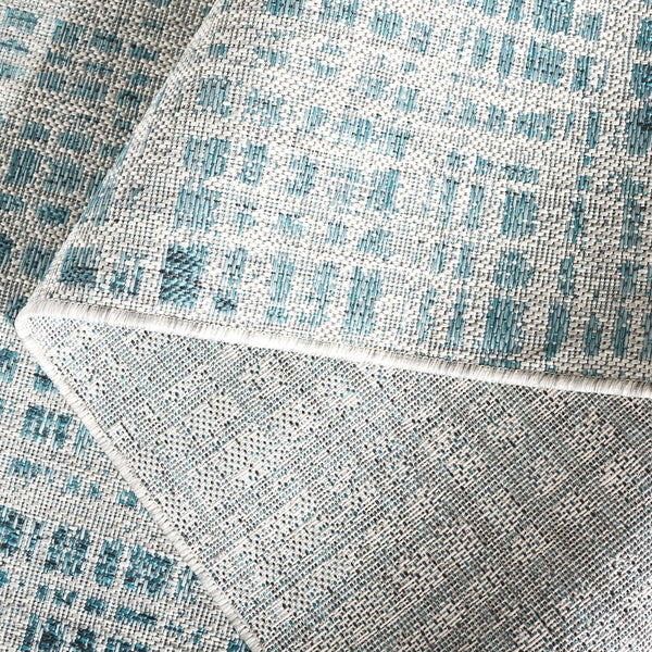 Safavieh Courtyard Elegant Power-loomed Area Rug For Indoor & Outdoor Spaces - Durable, Stylish, Eco-friendly Grey ,Blue 88% Polypropylene,12% Polyester Cy8513-37212-5