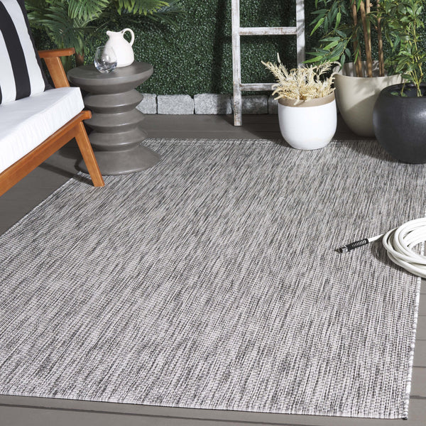 Safavieh Courtyard Exquisite Indoor/Outdoor Area Rug - Durable, Luxurious Texture, Oeko-tex Certified Design Ivory ,Beige Grey 88% Polypropylene,12% Polyester Cy8518-59122-28