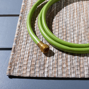 Safavieh Courtyard Exquisite Indoor/Outdoor Area Rug - Durable, Luxurious Texture, Oeko-tex Certified Design Ivory ,Beige Grey 88% Polypropylene,12% Polyester Cy8518-59122-28