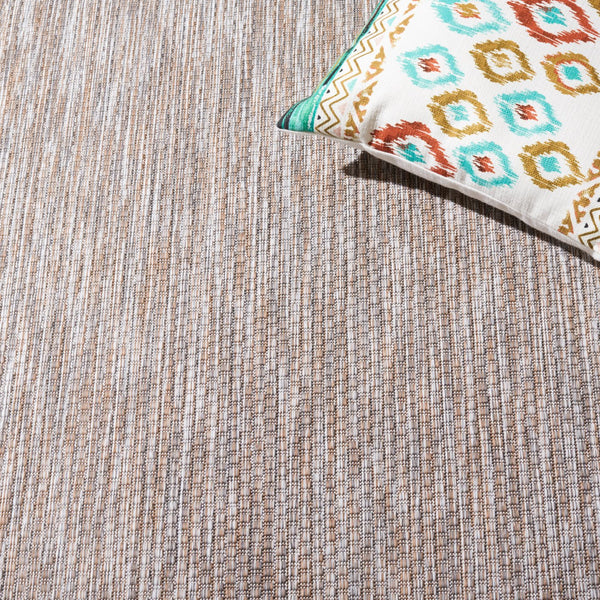 Safavieh Courtyard Exquisite Indoor/Outdoor Area Rug - Durable, Luxurious Texture, Oeko-tex Certified Design Ivory ,Beige Grey 88% Polypropylene,12% Polyester Cy8518-59122-28