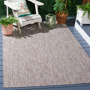 Safavieh Courtyard Exquisite Indoor/Outdoor Area Rug - Durable, Luxurious Texture, Oeko-tex Certified Design Ivory ,Beige Grey 88% Polypropylene,12% Polyester Cy8518-59122-28
