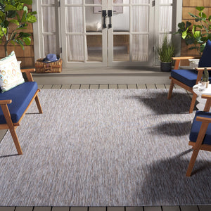 Safavieh Courtyard Exquisite Indoor/Outdoor Area Rug - Durable, Luxurious Texture, Oeko-tex Certified Design Ivory ,Beige Grey 88% Polypropylene,12% Polyester Cy8518-59122-28