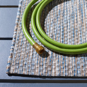 Safavieh Courtyard Exquisite Indoor/Outdoor Area Rug - Durable, Luxurious Texture, Oeko-tex Certified Design Ivory ,Beige Grey 88% Polypropylene,12% Polyester Cy8518-59122-28