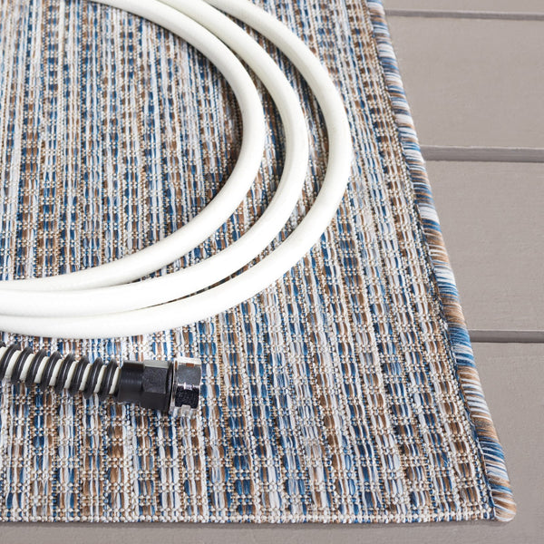 Safavieh Courtyard Exquisite Indoor/Outdoor Area Rug - Durable, Luxurious Texture, Oeko-tex Certified Design Ivory ,Beige Grey 88% Polypropylene,12% Polyester Cy8518-59122-28