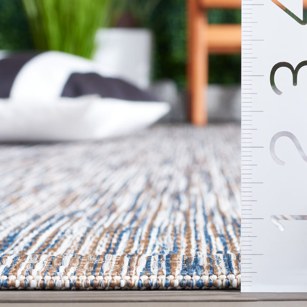 Safavieh Courtyard Exquisite Indoor/Outdoor Area Rug - Durable, Luxurious Texture, Oeko-tex Certified Design Ivory ,Beige Grey 88% Polypropylene,12% Polyester Cy8518-59122-28