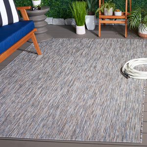 Safavieh Courtyard Exquisite Indoor/Outdoor Area Rug - Durable, Luxurious Texture, Oeko-tex Certified Design Ivory ,Beige Grey 88% Polypropylene,12% Polyester Cy8518-59122-28