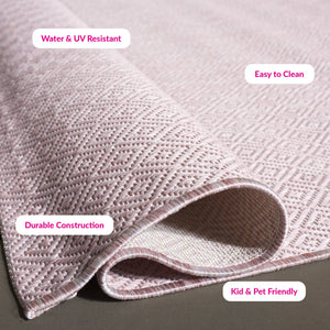 Safavieh Cy Elegant Beige Runner Rug - Timeless Design For Hallways And Entries, Durable & Eco-friendly Choice Soft Pink , 88% Polypropylene,12% Polyester Cy8520-56222-3