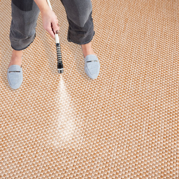 Safavieh Courtyard Elegant Ivory Pink Area Rug - Soft Polypropylene, Stylish Design For Modern Spaces Grey ,Navy 88% Polypropylene,12% Polyester Cy8521-36812-210