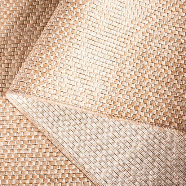 Safavieh Courtyard Elegant Ivory Pink Area Rug - Soft Polypropylene, Stylish Design For Modern Spaces Black ,Beige 88% Polypropylene,12% Polyester Cy8521-36621-216