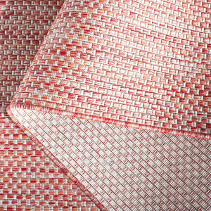 Safavieh Courtyard Elegant Ivory Pink Area Rug - Soft Polypropylene, Stylish Design For Modern Spaces Grey ,Navy 88% Polypropylene,12% Polyester Cy8521-36812-210