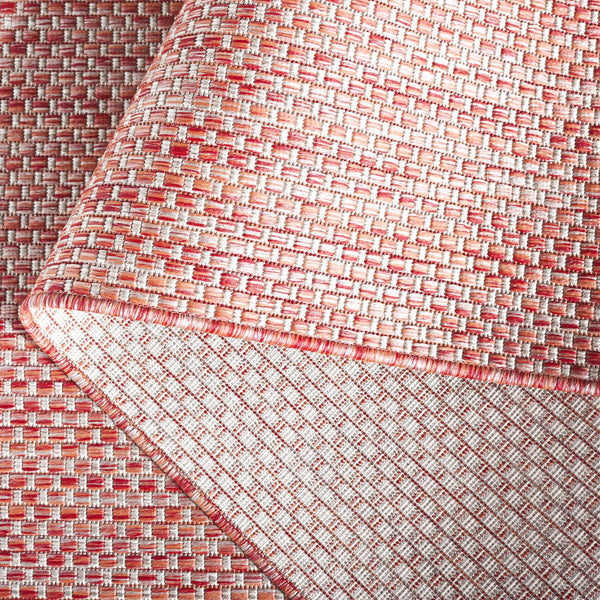 Safavieh Courtyard Elegant Ivory Pink Area Rug - Soft Polypropylene, Stylish Design For Modern Spaces Grey ,Navy 88% Polypropylene,12% Polyester Cy8521-36812-210