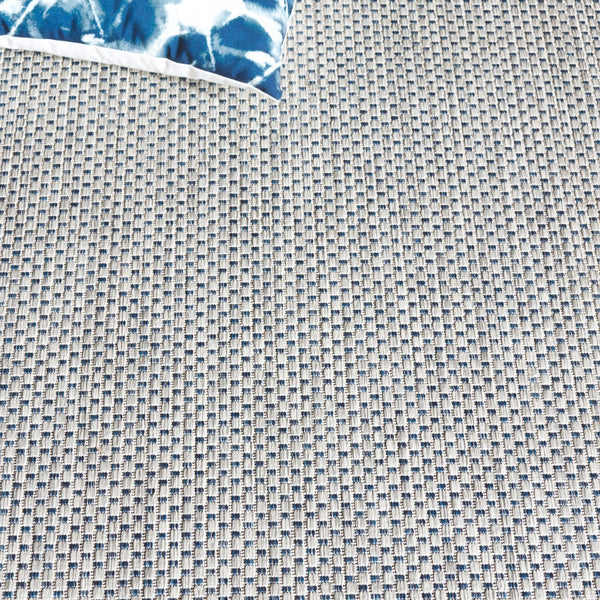 Safavieh Courtyard Elegant Ivory Pink Area Rug - Soft Polypropylene, Stylish Design For Modern Spaces Grey ,Navy 88% Polypropylene,12% Polyester Cy8521-36812-210