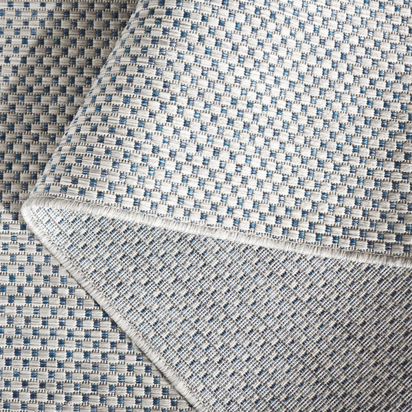 Safavieh Courtyard Elegant Ivory Pink Area Rug - Soft Polypropylene, Stylish Design For Modern Spaces Grey ,Navy 88% Polypropylene,12% Polyester Cy8521-36812-210