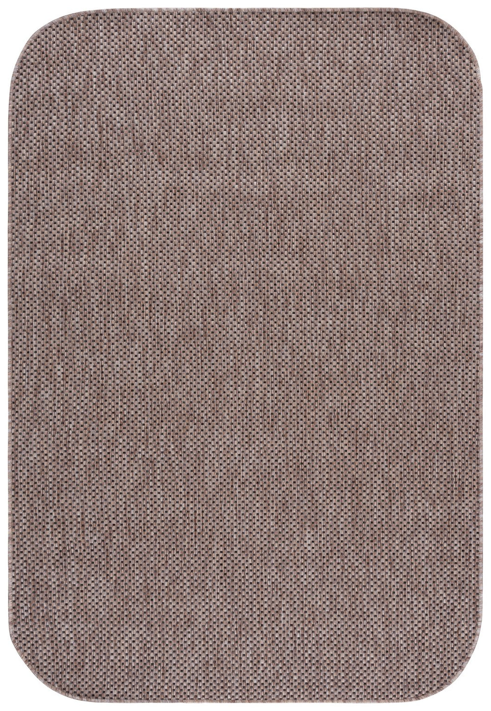 Safavieh Courtyard Coastal Style Area Rug - Elegant Natural And Black Design For Modern Home Décor Natural ,Black 88% Polypropylene,12% Polyester Cy8521-37312-5rr