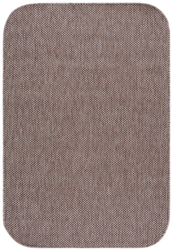 Safavieh Courtyard Coastal Style Area Rug - Elegant Natural And Black Design For Modern Home Décor Natural ,Black 88% Polypropylene,12% Polyester Cy8521-37312-5rr