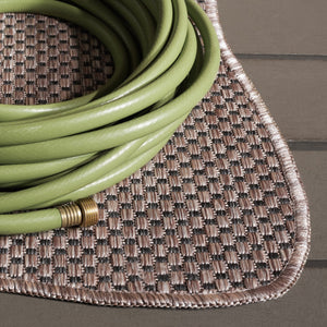 Safavieh Courtyard Coastal Style Area Rug - Elegant Natural And Black Design For Modern Home Décor Natural ,Black 88% Polypropylene,12% Polyester Cy8521-37312-5sc