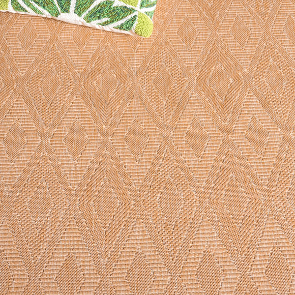 Safavieh Courtyard Elegant Red Abstract Area Rug - Indoor/Outdoor Comfort With Turkish Craftsmanship & Style Turquoise ,Blue 88% Polypropylene,12% Polyester Cy8522-37222-7sq