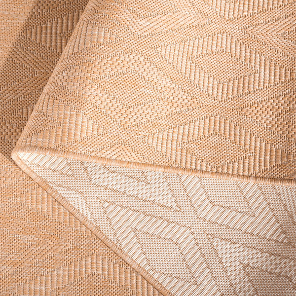 Safavieh Courtyard Elegant Red Abstract Area Rug - Indoor/Outdoor Comfort With Turkish Craftsmanship & Style Aqua ,Aqua 88% Polypropylene,12% Polyester Cy8522-37122-210