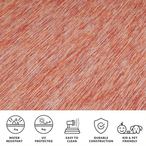 Safavieh Courtyard Elegant Red Abstract Area Rug - Indoor/Outdoor Comfort With Turkish Craftsmanship & Style Aqua ,Aqua 88% Polypropylene,12% Polyester Cy8522-37122-210