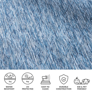 Safavieh Courtyard Elegant Red Abstract Area Rug - Indoor/Outdoor Comfort With Turkish Craftsmanship & Style Aqua ,Aqua 88% Polypropylene,12% Polyester Cy8522-37122-210