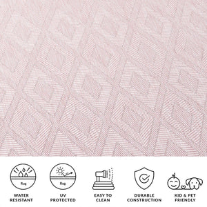 Safavieh Courtyard Elegant Red Abstract Area Rug - Indoor/Outdoor Comfort With Turkish Craftsmanship & Style Aqua ,Aqua 88% Polypropylene,12% Polyester Cy8522-37122-210