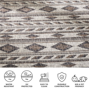 Safavieh Coutyard Power Loomed Indoor/Outdoor Area Rug - Elegant Navy And Aqua Design For Any Space Navy ,Aqua 85.4% Polypropylene,10.4% Polyester,4.2% Latex Cy8529-39421-210