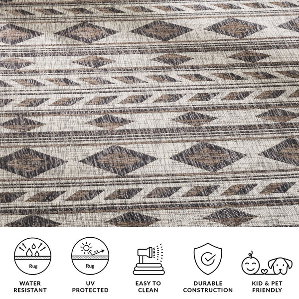 Safavieh Coutyard Power Loomed Indoor/Outdoor Area Rug - Elegant Navy And Aqua Design For Any Space Navy ,Aqua 85.4% Polypropylene,10.4% Polyester,4.2% Latex Cy8529-39421-210