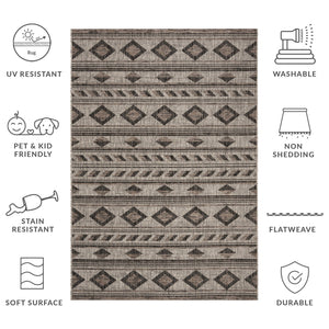 Safavieh Coutyard Power Loomed Indoor/Outdoor Area Rug - Elegant Navy And Aqua Design For Any Space Navy ,Aqua 85.4% Polypropylene,10.4% Polyester,4.2% Latex Cy8529-39421-210