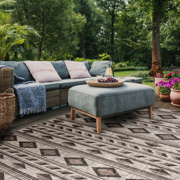 Safavieh Coutyard Power Loomed Indoor/Outdoor Area Rug - Elegant Navy And Aqua Design For Any Space Navy ,Aqua 85.4% Polypropylene,10.4% Polyester,4.2% Latex Cy8529-39421-210