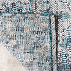 Safavieh Cy8536-37212 Exquisite Grey Blue Area Rug - Versatile Indoor/Outdoor Design For Timeless Elegance Grey ,Blue 88% Polypropylene,12% Polyester Cy8536-37212-5